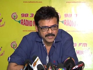Venkatesh Promotes Masala at Radio Mirchi