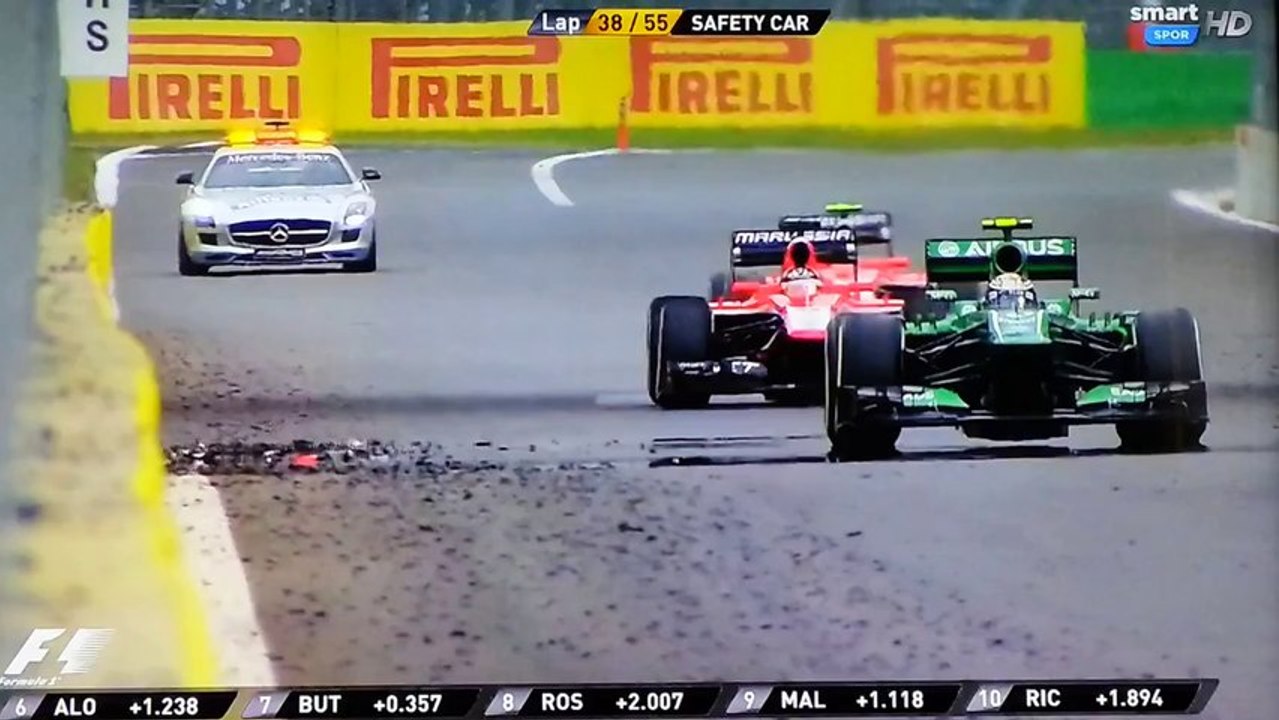 2013 Kore GP'de Yangın Aracı - Fire Car on 2013 Korean GP [HD]