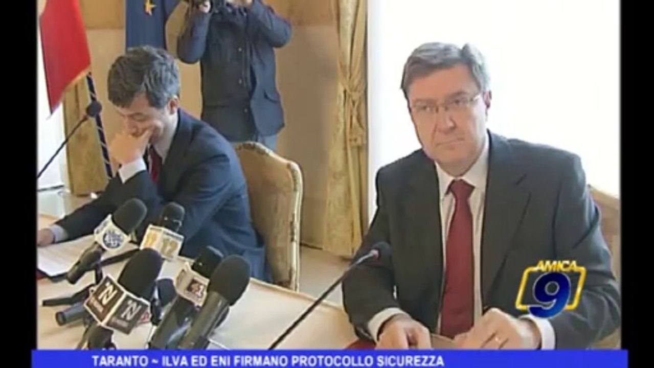 Taranto | ILVA ed ENI firmano protocollo sicurezza