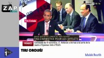 Zap télé: Taubira «retrouve la banane», Hollande est un président «mou»