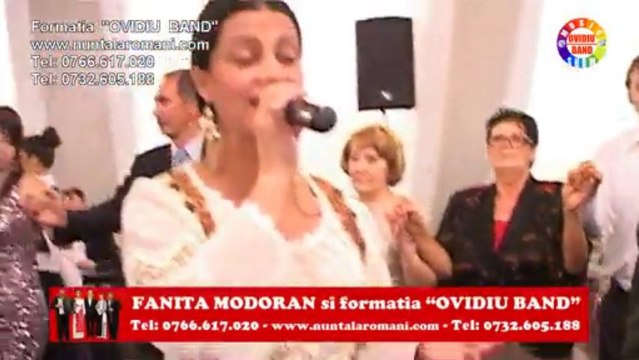 FANITA MODORAN si Formatia OVIDIU BAND-SUPER COLAJ CU MUZICA DE PETRECERE, JOC SI VOIE BUNA...CHEF,CHEF,CHEF LIVE NUNTA 2013
