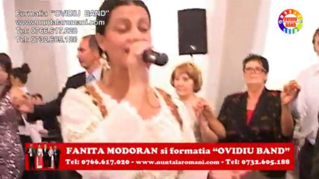 FANITA MODORAN si Formatia OVIDIU BAND-SUPER COLAJ CU MUZICA DE PETRECERE, JOC SI VOIE BUNA...CHEF,CHEF,CHEF LIVE NUNTA 2013