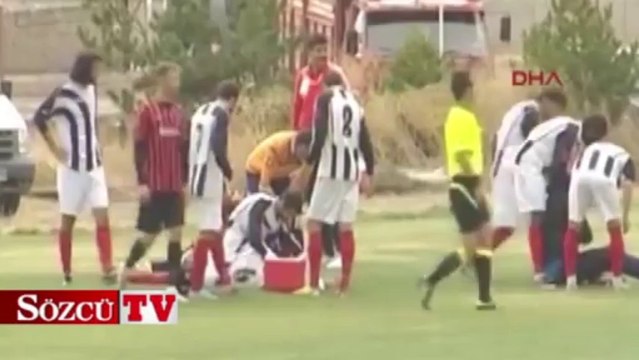 Masörü yumrukladı kırmızı kart gördü