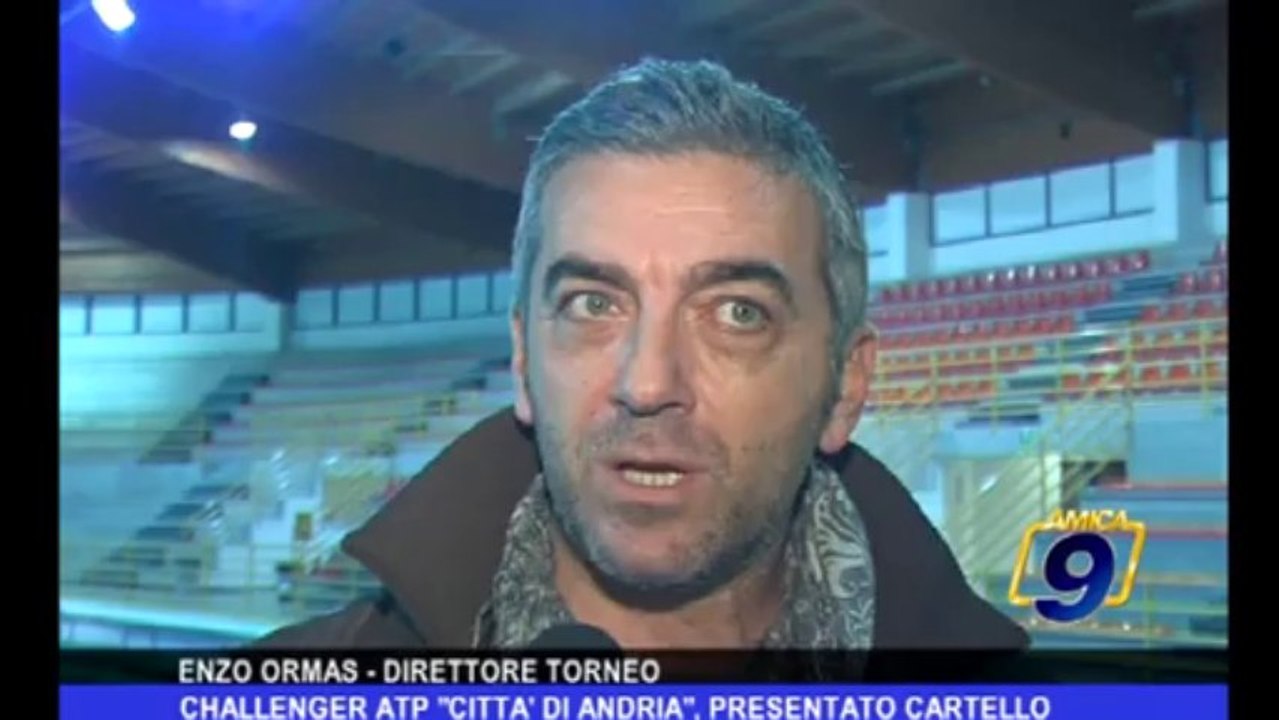 Challenger ATP "Città di Andria". Presentato cartello