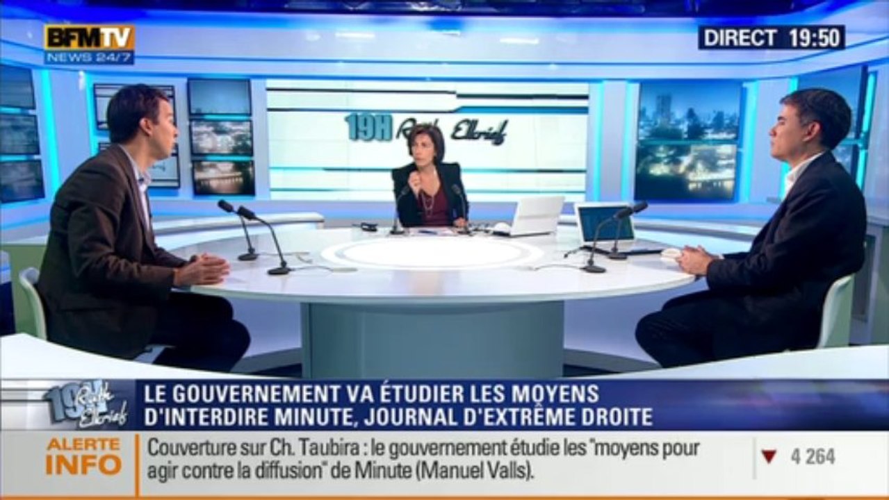 12/11/13 Olivier Faure dans "Le face-à-face" sur BFMTV