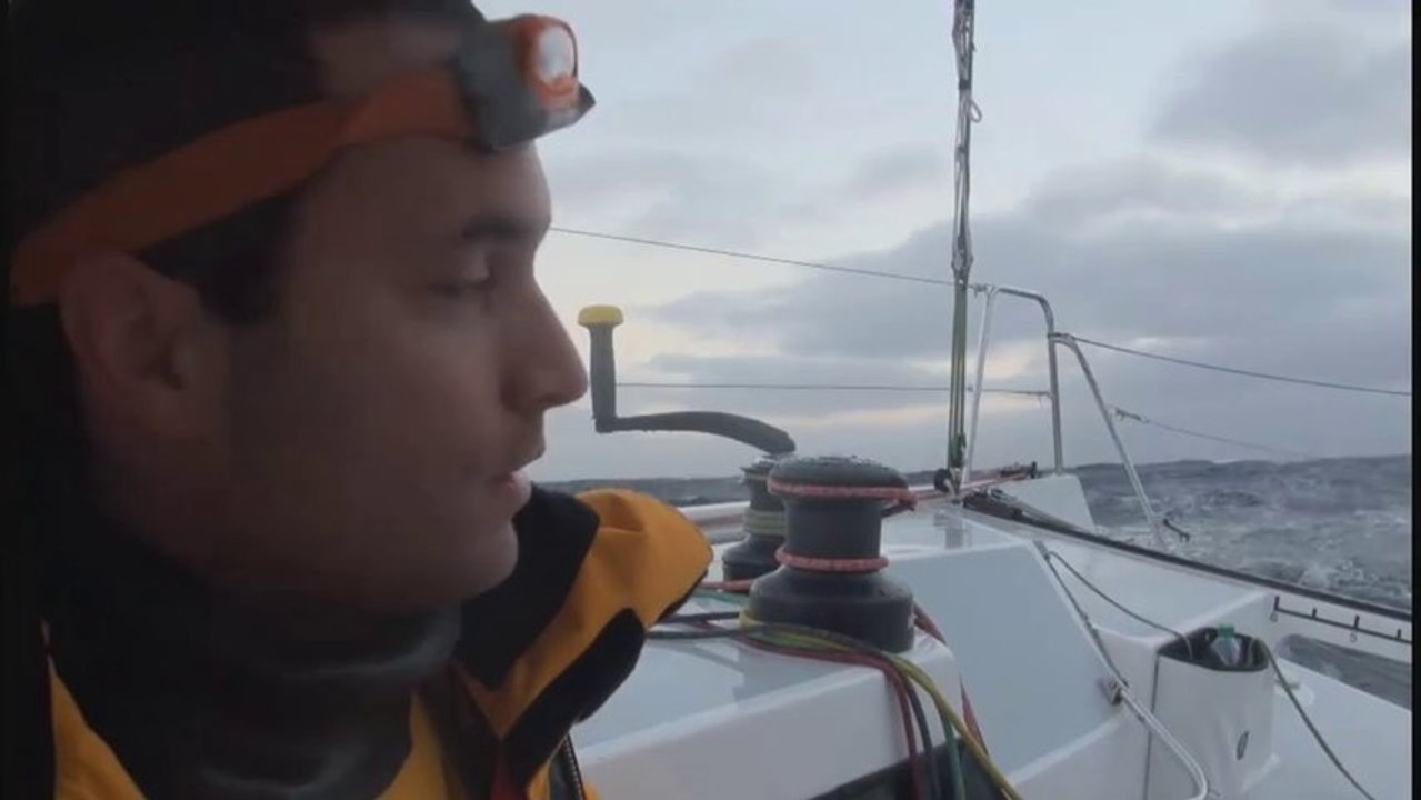 Jour 6 - SNCF GEODIS (Class40) - Transat Jacques Vabre 2013