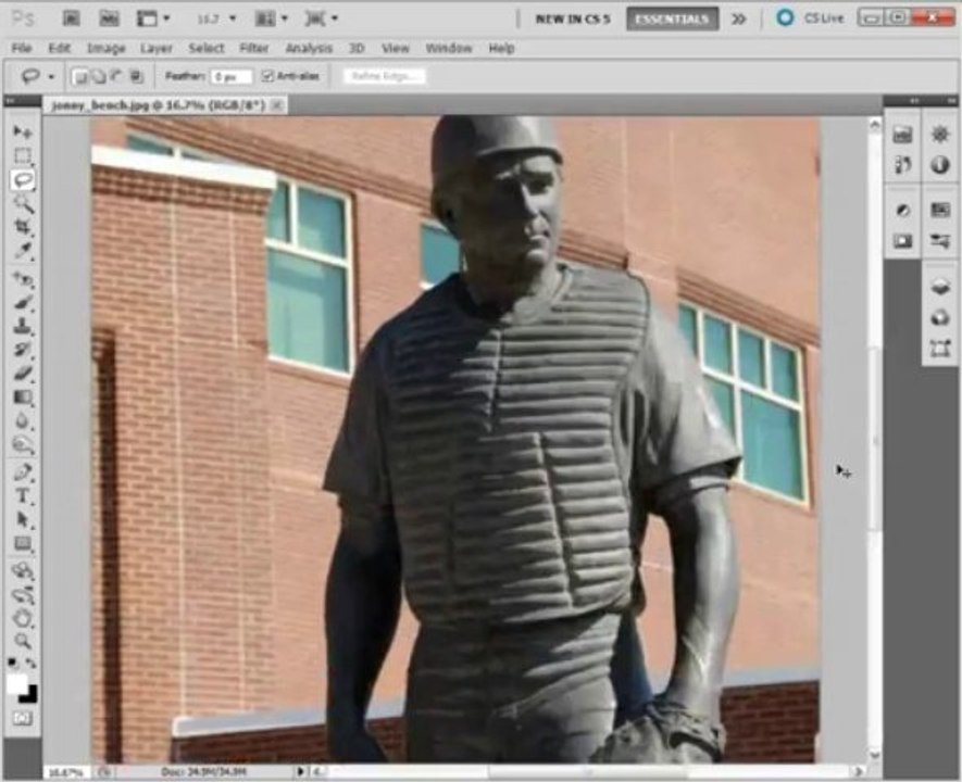 PhotoShop CS5 for Beginners - #10. Content Aware Filling