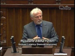 Ryszard Zbrzyzny - wystąpienie z 10 października 2013 r.