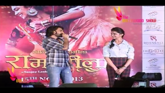 Ranveer & Deepika Padukone Promote Film Ram Leela