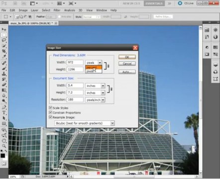 PhotoShop CS5 for Beginners - #16. Resizing Images