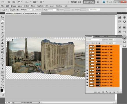 PhotoShop CS5 for Beginners - #17 Creating Panoramic Images