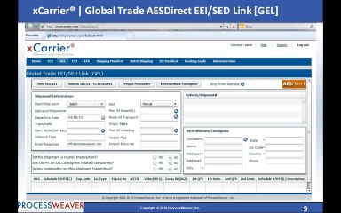 Shipping Software Solutions - ProcessWeaver