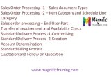 sap sd ONLINE  training & certification@MAGNIFICTRAINING