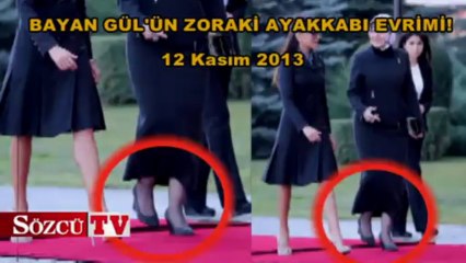 Bayan Gül'ün 'zoraki' ayakkabı evrimi!