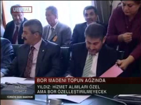 BOR MADENİ TOPUN AĞZINDA