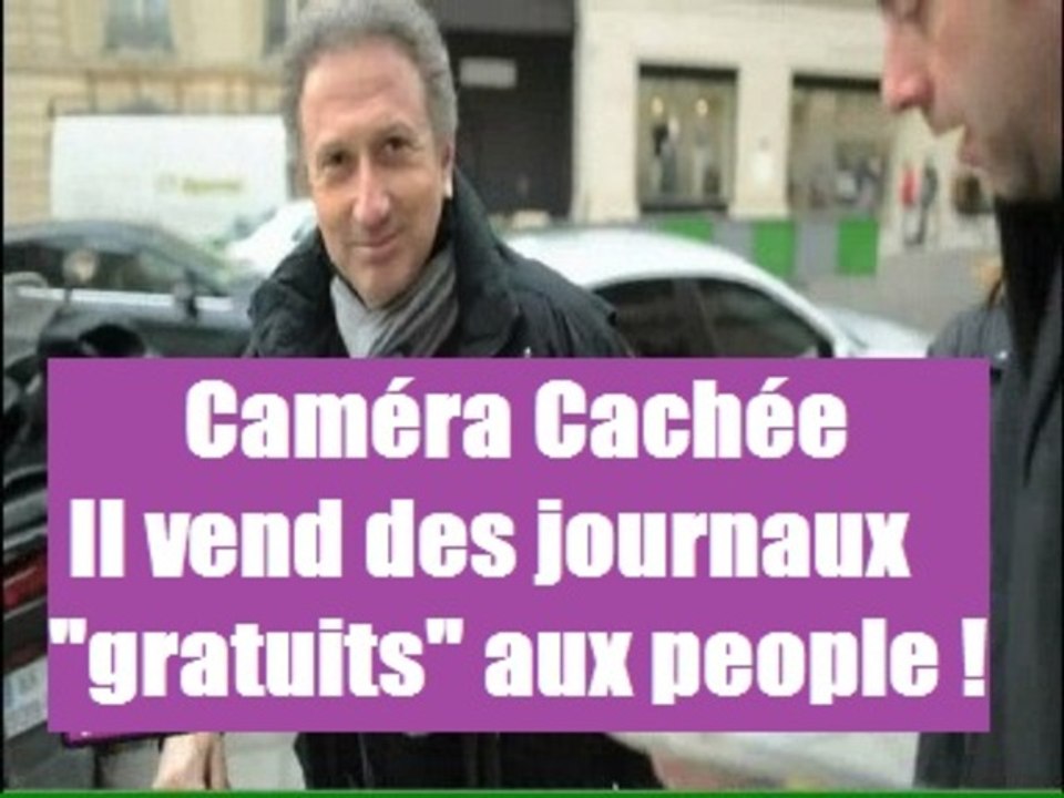 Caméra cachée : Il vend des journaux "gratuits" aux stars !