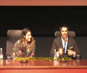 Eli Roth e Lorenza Izzo per "The Green Inferno"