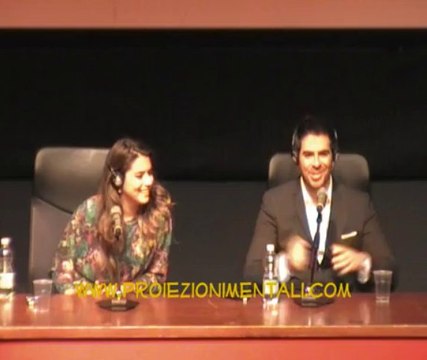 Eli Roth e Lorenza Izzo per The Green Inferno
