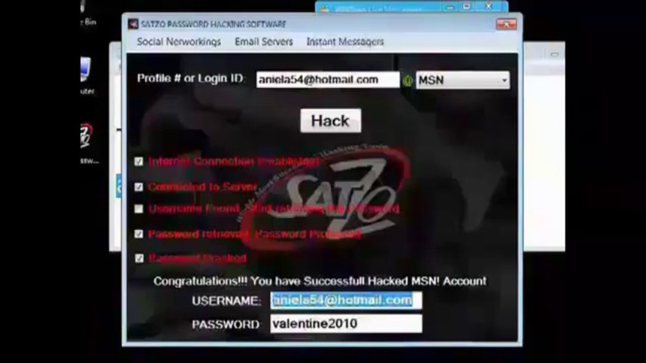How To Hack Hotmail Password In 25 Seconds 2013 -1