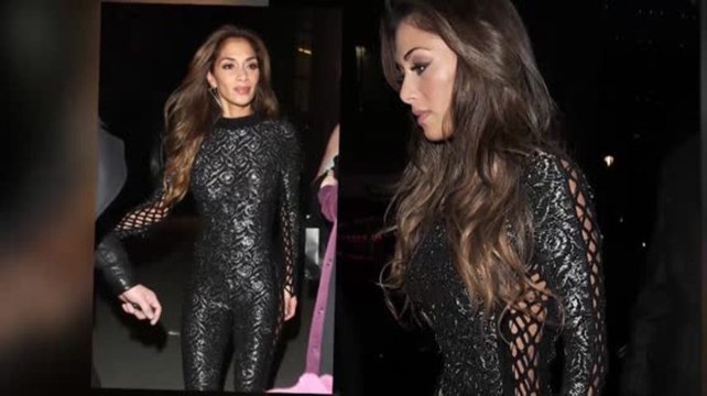 Nicole Scherzinger Wears a Sexy Side-Split Catsuit