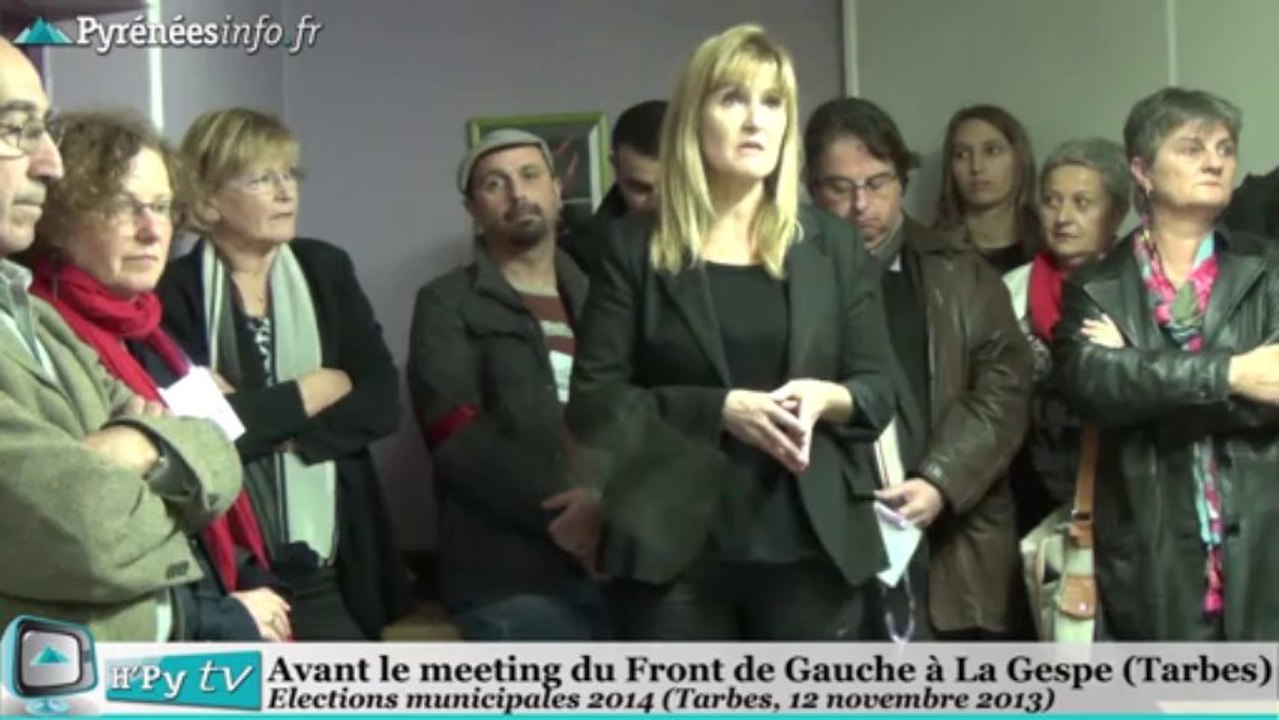 [TARBES] Municipales 2014 Liste Tarbes Citoyenne MP Vieu (12 novembre 2013)