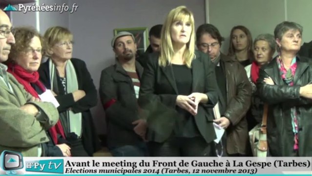 [TARBES] Municipales 2014 Liste Tarbes Citoyenne MP Vieu (12 novembre 2013)