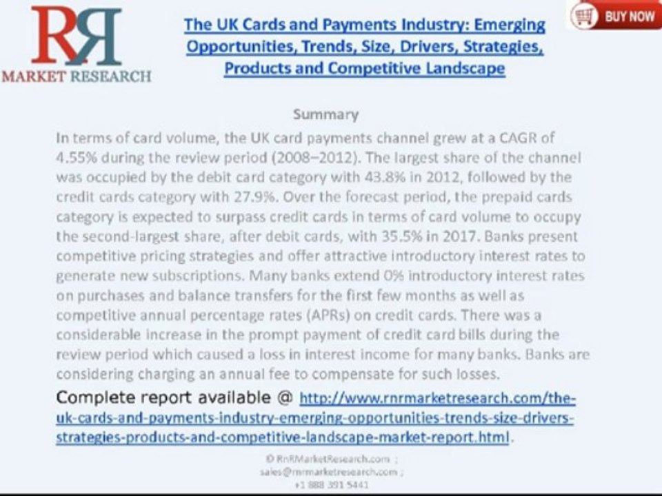 RnRMR: The UK Cards and Payments Industry