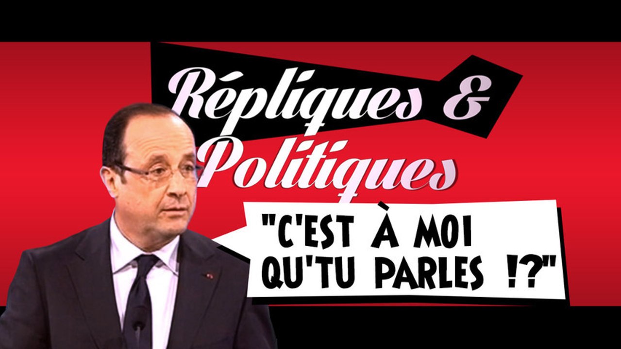F. Hollande : "C'est à moi qu'tu parles!?" et d'autres répliques cultes reprises par les politiques