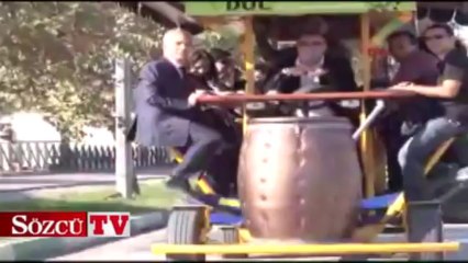 Hem bisiklet hem kafeterya