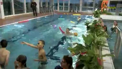 Halloween à la piscine du Cateau.