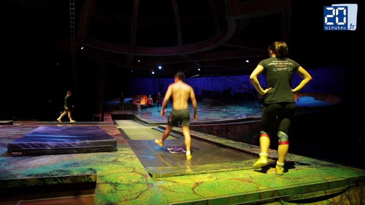 Répétitions du spectacle Alegria du Cirque du Soleil à Lille