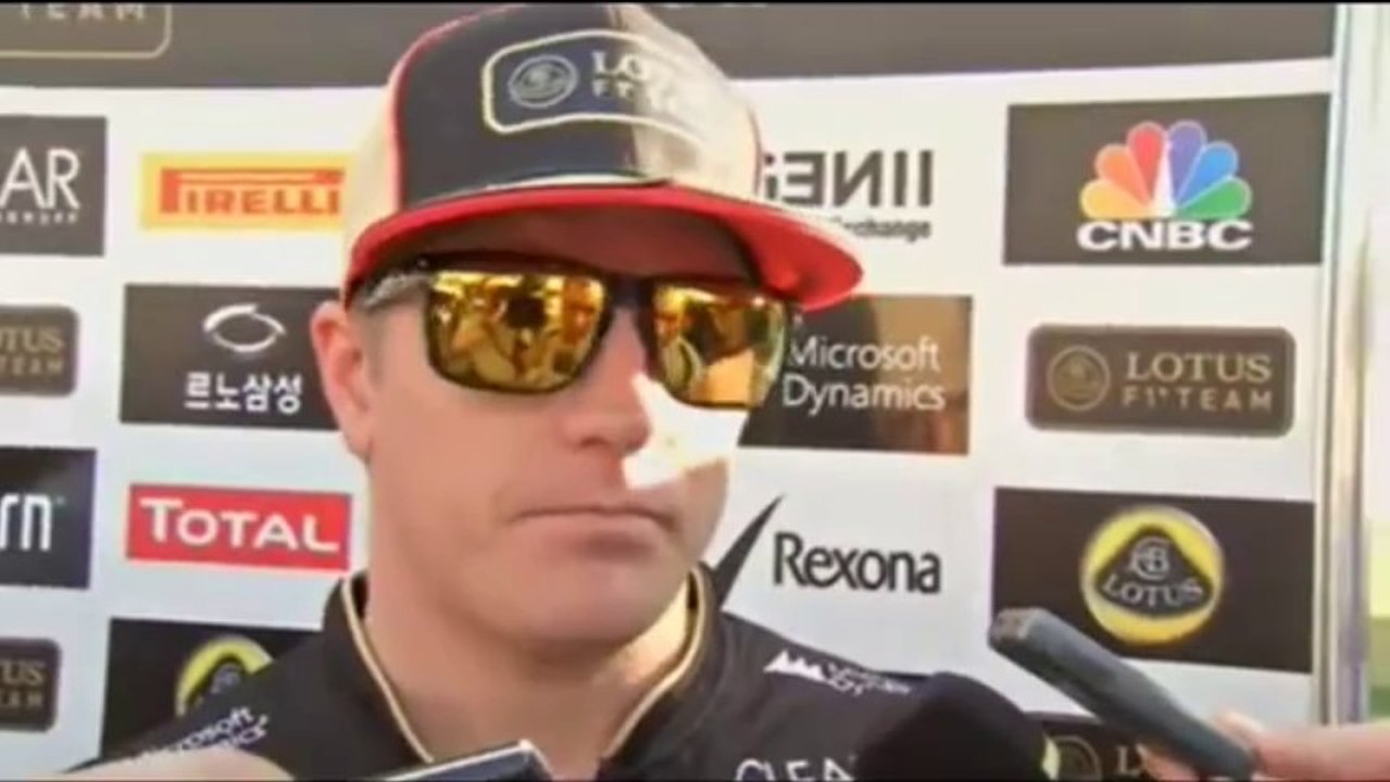 F1 2013 Korea GP  Kimi Raikkonen