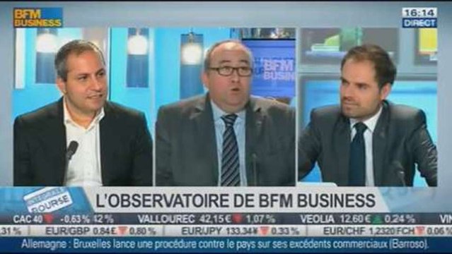 Baromètre Hitechpros/BFM Business, le marché des SSII: Bob Sammour et Emmanuel Lechypre dans Intégrale Bourse - 13/11