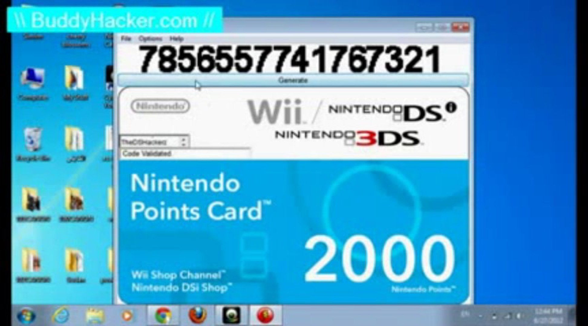 Watch Free Wii Points Code Generator V3.0 Updated And Fully Working! -  video Dailymotion