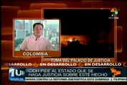 Colombia pide perdón a víctimas de toma del Palacio de Justicia