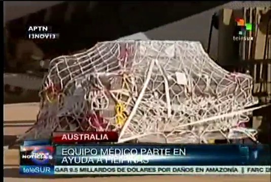 Varios países envían ayuda humanitaria a Filipinas