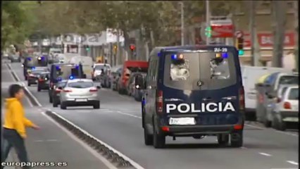 Trasladan a los detenidos por los ataques del Pilar