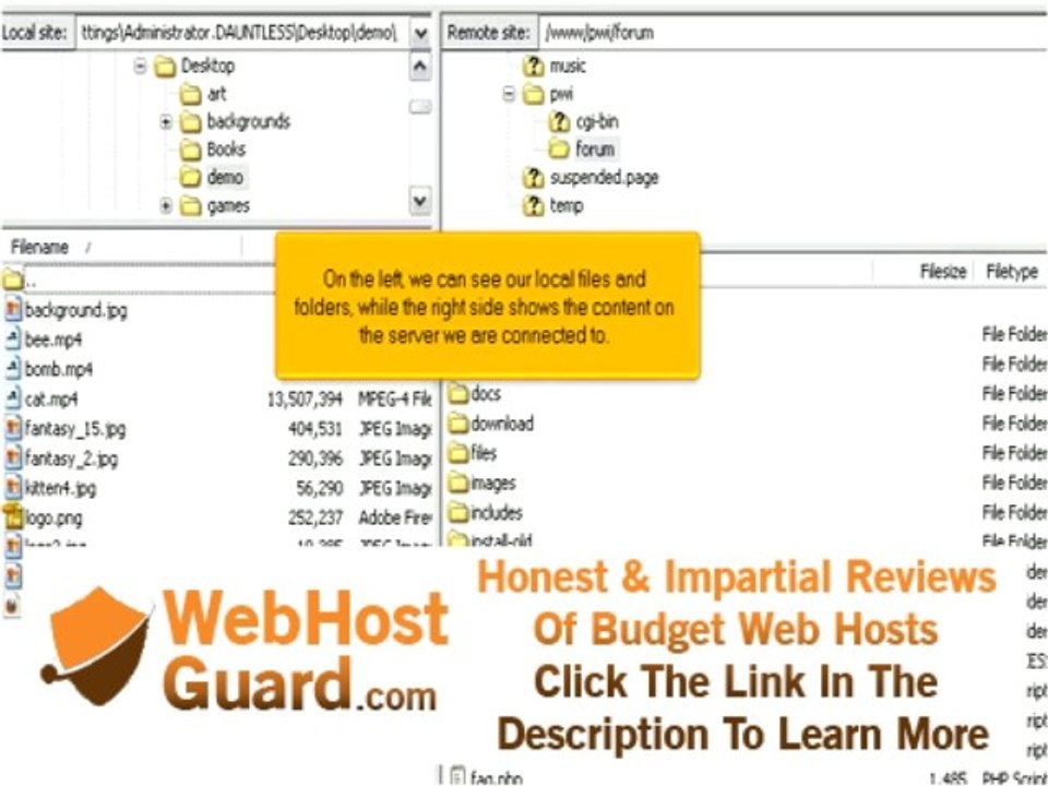Hosting - 23 - What is FTP? Why do I need it?
