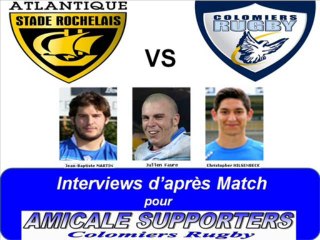 Interviews1 Joueurs La Rochelle-Colomiers 9.11.13
