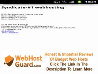 Free Unlimited Webhosting