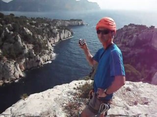 Mélange du Rubik's cube dans la Calanque d'En Vaux.