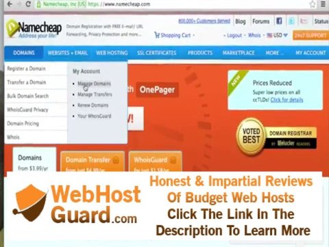 How to add a Name Cheap domain to GoDaddy Hosting