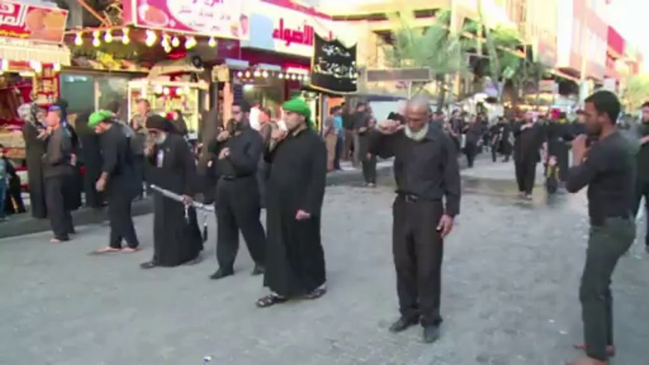 Iraqi Shiites perform Ashura rituals in Baghdad