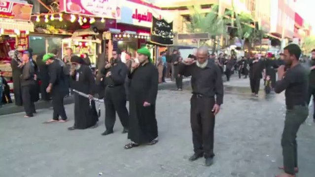 Iraqi Shiites perform Ashura rituals in Baghdad