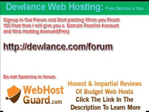 Free 1GB Web Hosting & Domain Reseller(100% Free) and earb money $4k/mo through Domain Reseller