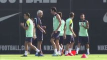 Jordi Alba vuelve a los entrenamientos