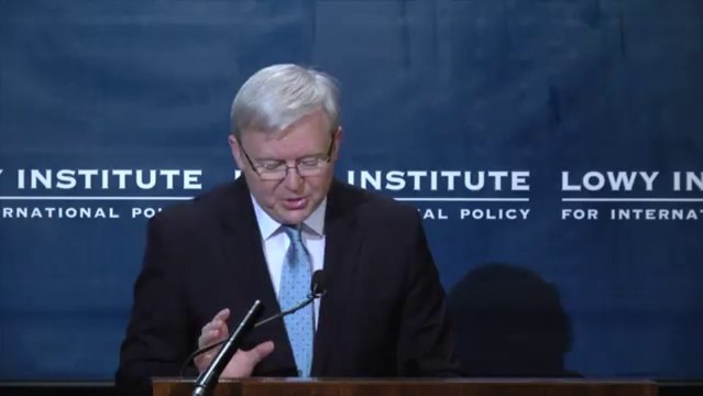 Kevin Rudd on Australia's opportunities in the Asian Century