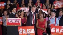 El demócrata De Blasio, nuevo alcalde de Nueva York