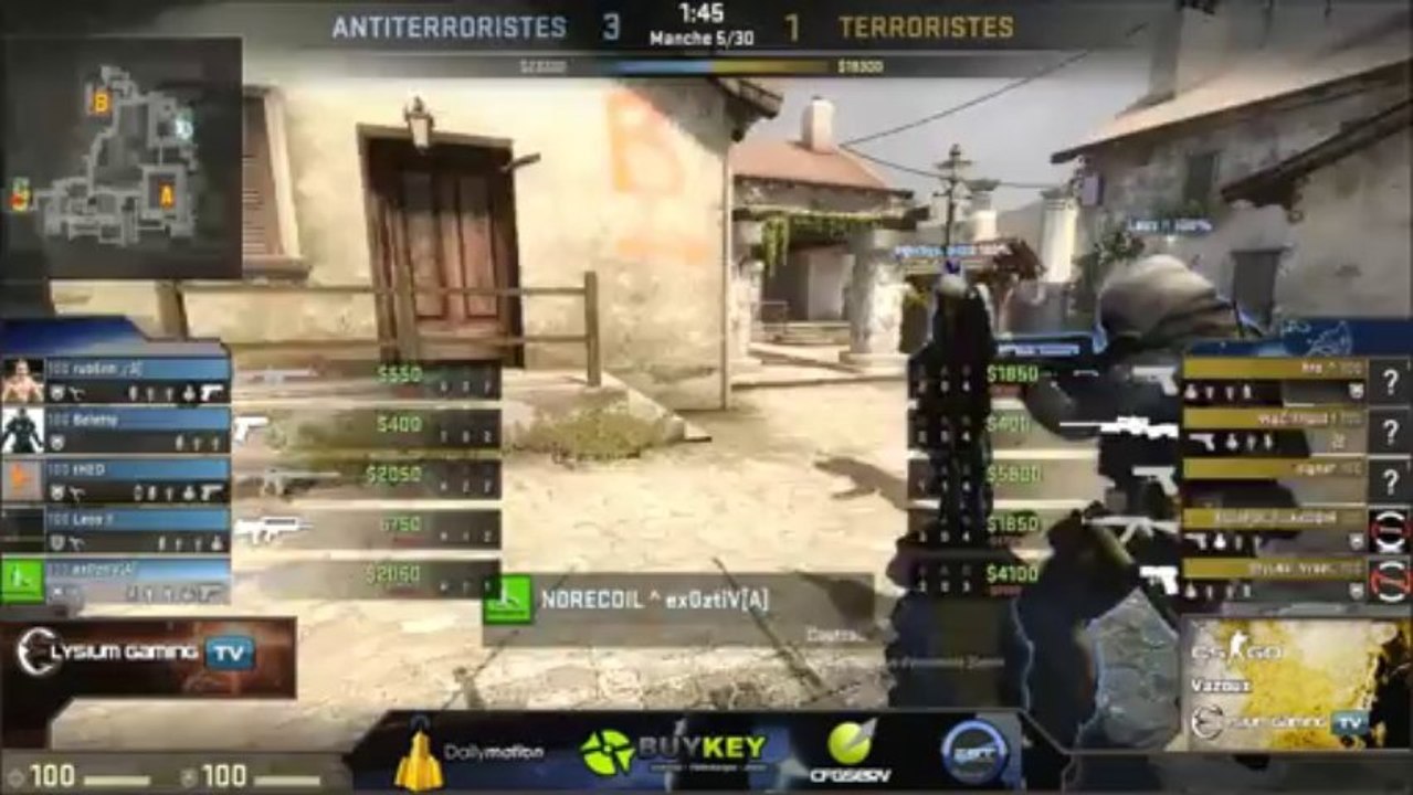 demi-finale fastcup csgo esport online #6 nostress vs norecoil partie 1