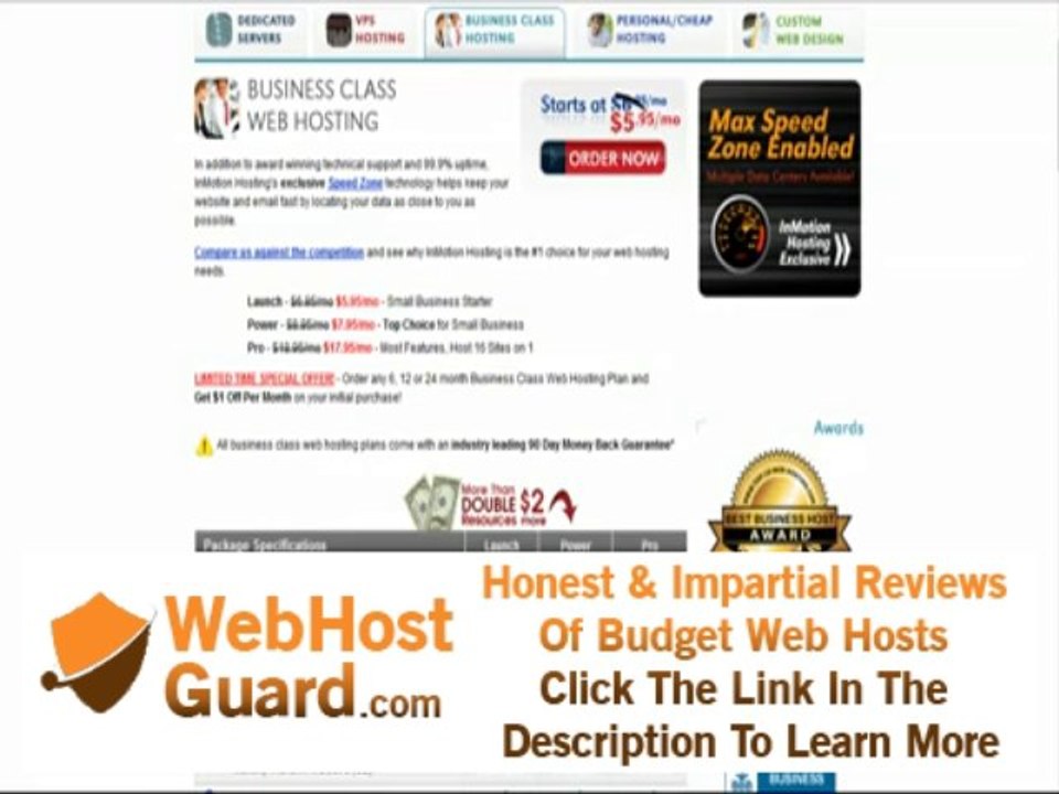WebHosting Break Presents: InMotion Hosting Review